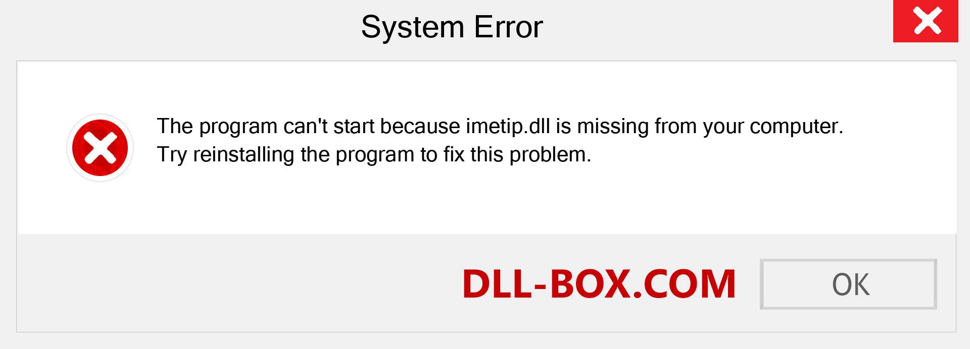 imetip.dll file is missing?. Download for Windows 7, 8, 10 - Fix  imetip dll Missing Error on Windows, photos, images